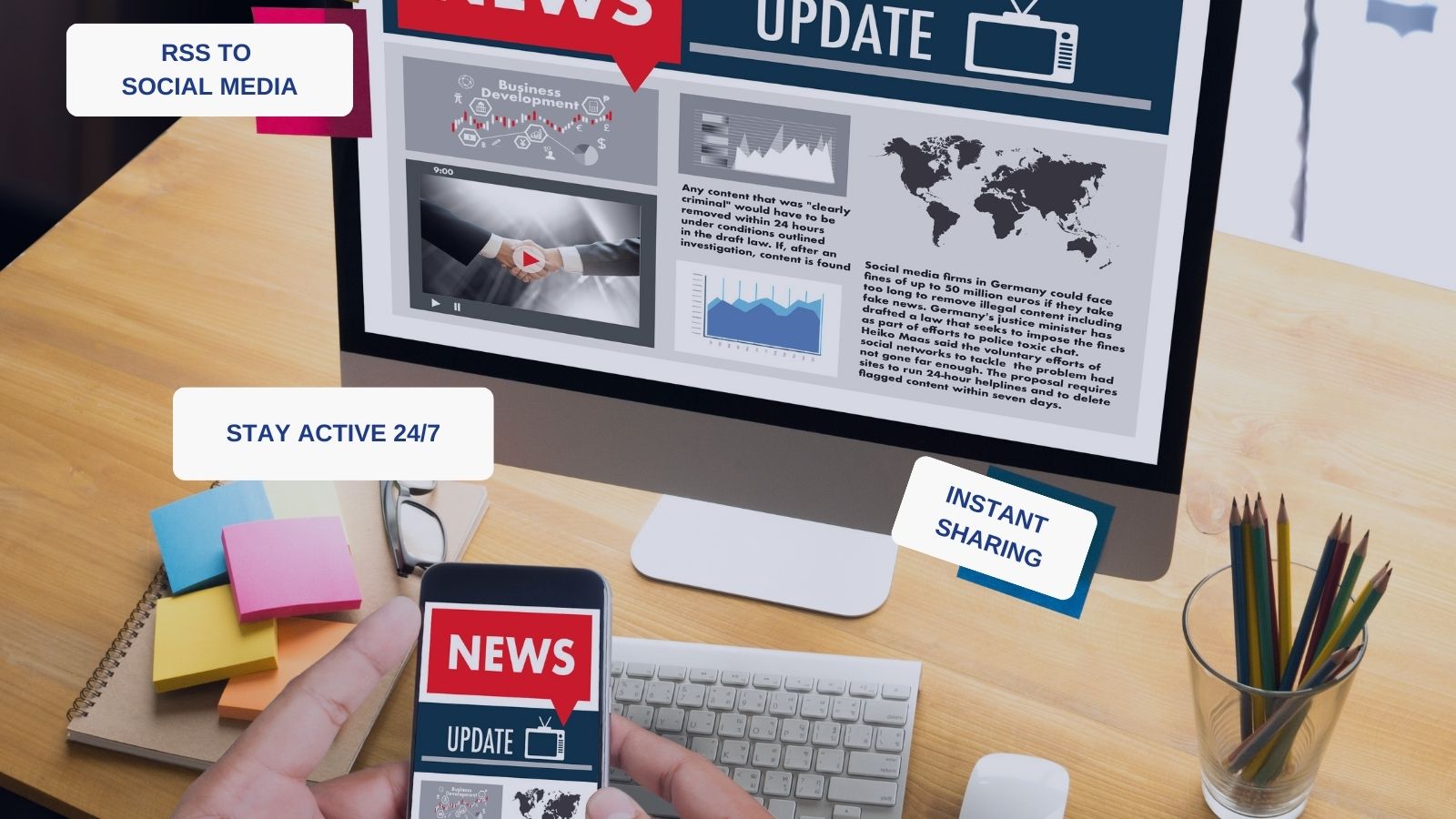 Automatic News/Blog Sharing Bot